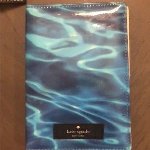 Blue Kate Spade passport holder new!